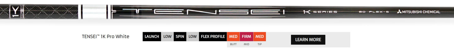 Mitsubishi Golf Shafts TENSEI™ 1K Pro Orange, White, Blue, Red *** 5 day Build Time ****